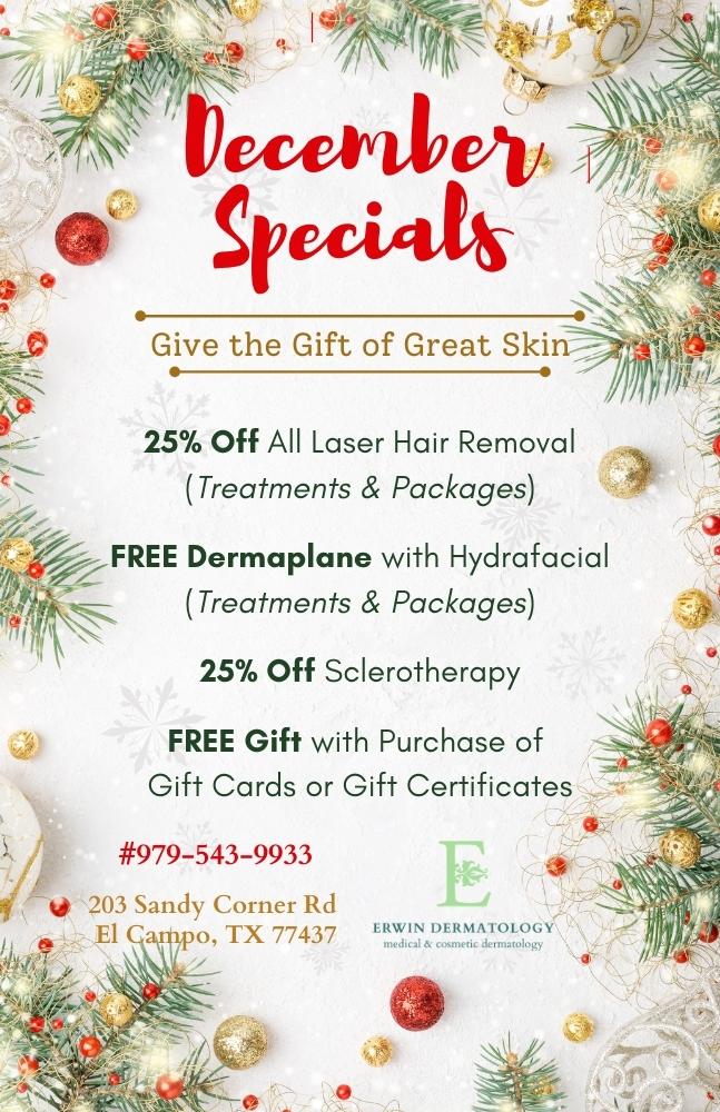 Specials El Campo TX | Dr. Melissa Kainer Erwin MD